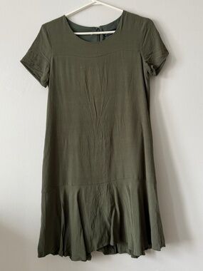 GAP Green T-shirt Dress | Lined | Size S